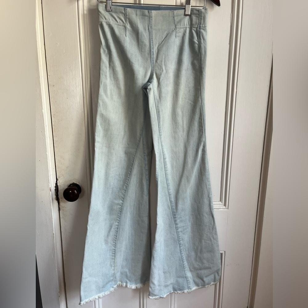 Free People Sky Blue Denim